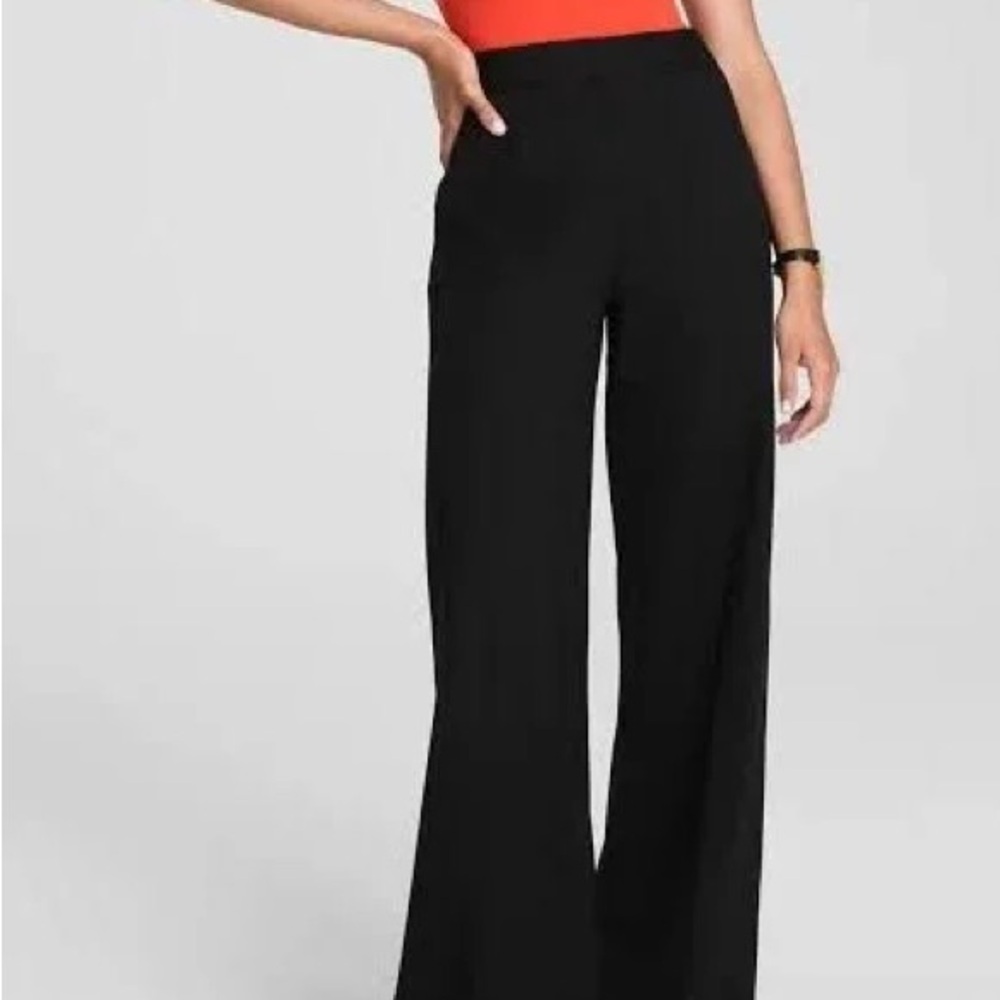 Spanx perfect pant wide leg in Chianti
